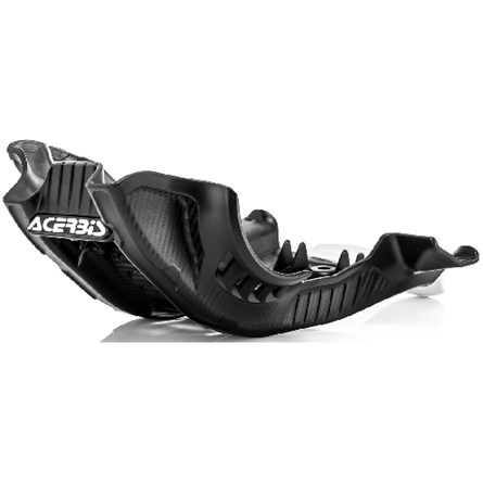 ACERBIS Skid Plate BLACK/WHITE, KTM SX-F 250/350 19-22, HQV FC 250/350 19-22