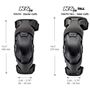 Pod YOUTH K4 2.0 Knee Brace - Pair Graphite/Black, 370mm Tall