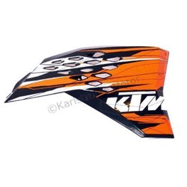 KTM BLACK 10 WITH DECAL. EXC/EXC-F 125-530 2008-2011 SX/SX-F 2007-2010.