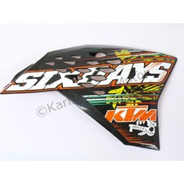 KTM BLACK SD 10 WITH DECAL. EXC/EXC-F 125-530 2008-2011  SX/SX-F 2007-2010.